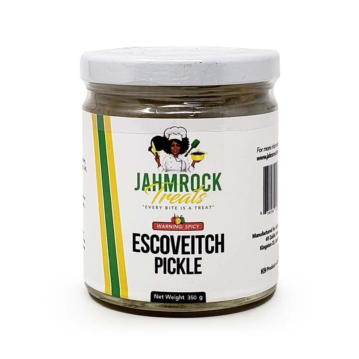 Jahmrock Treats Escovietch Pickles, 350g